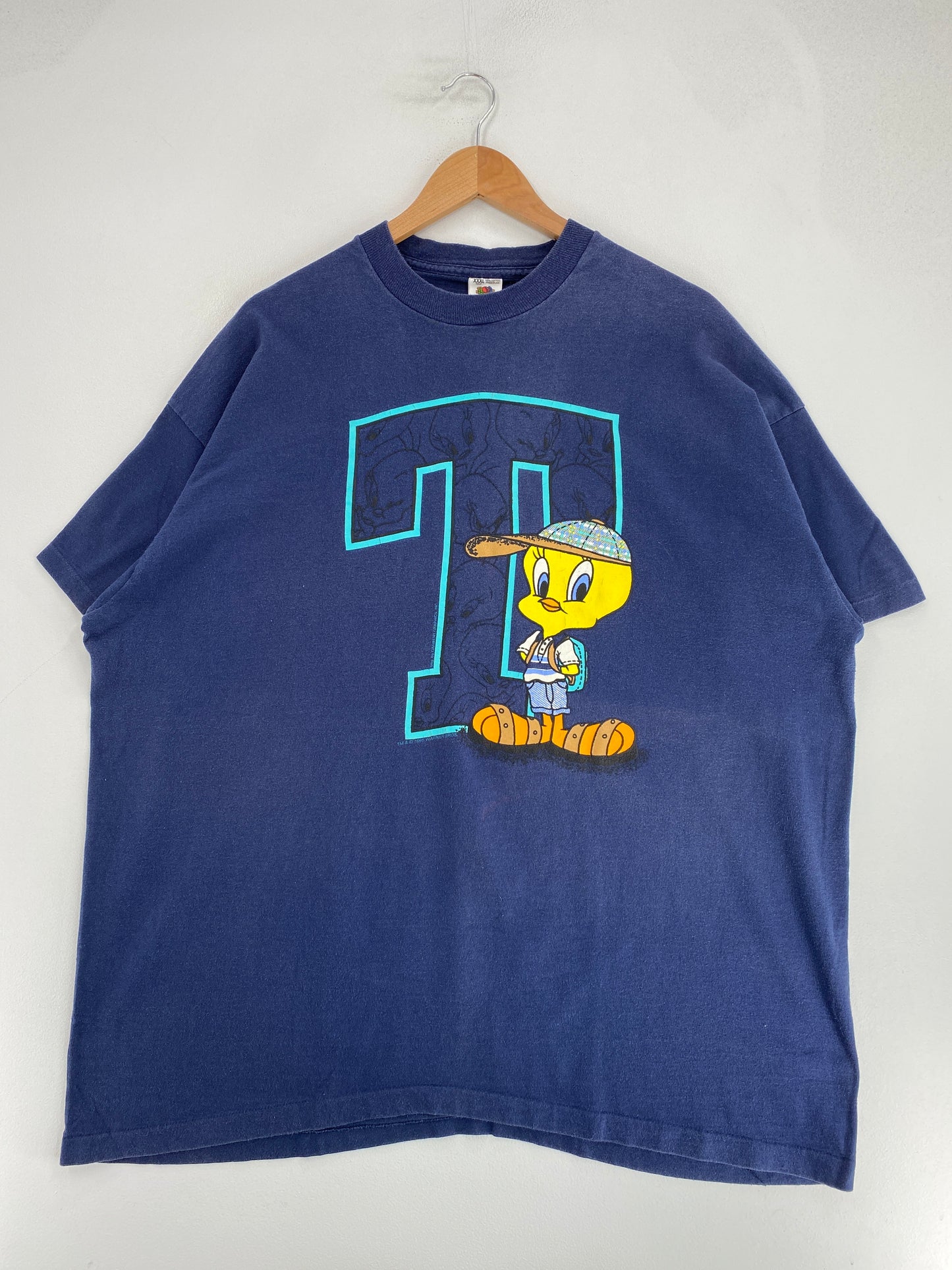 1995 LOONEY TUNES TWEETY Made in USA Size XXXL Vintage T-Shirt / G2877T