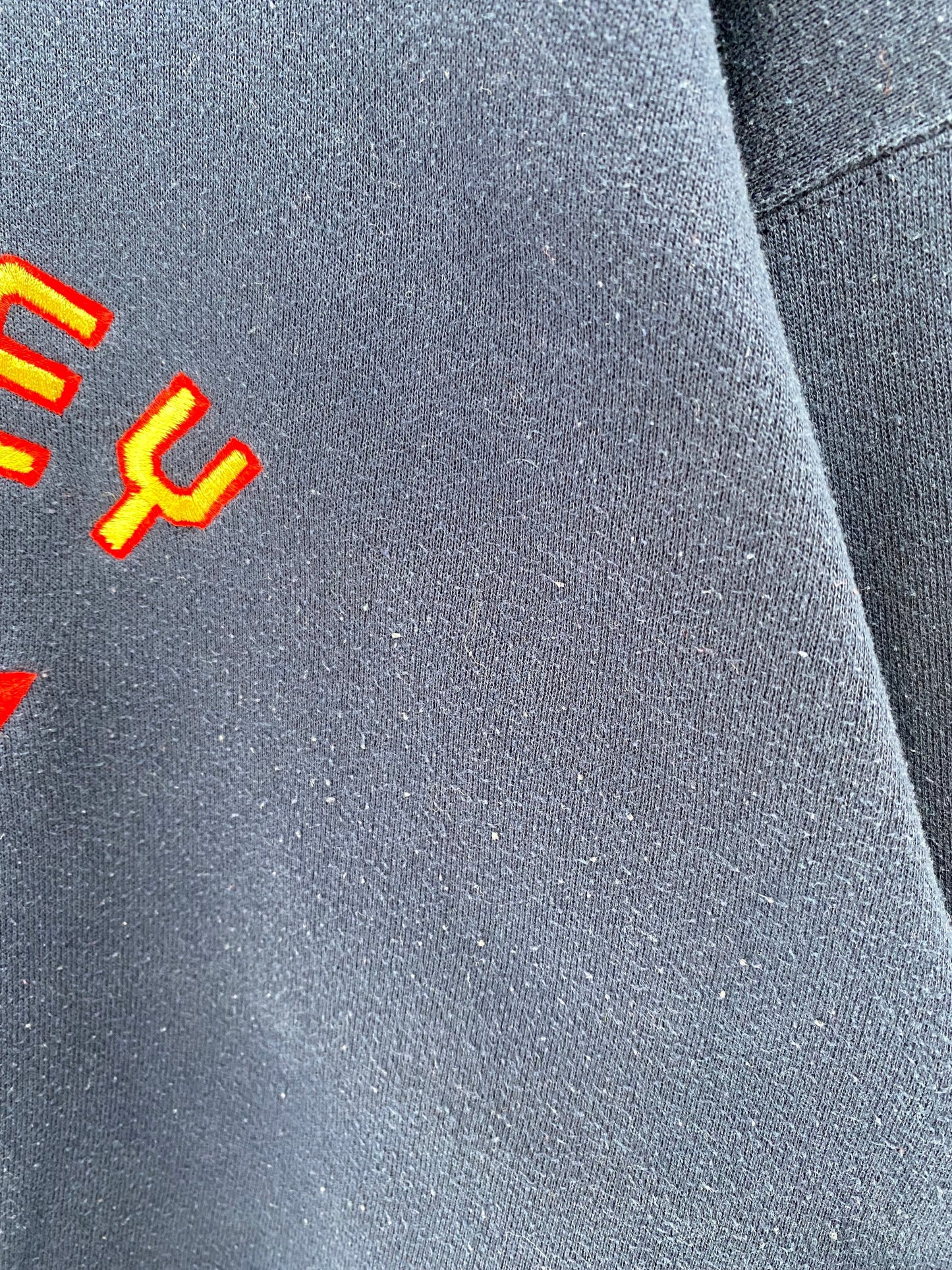 90’s DISNEY MICKEY Size No tag (Approx.L-XL) Vintage Sweat-shirt / F6832S