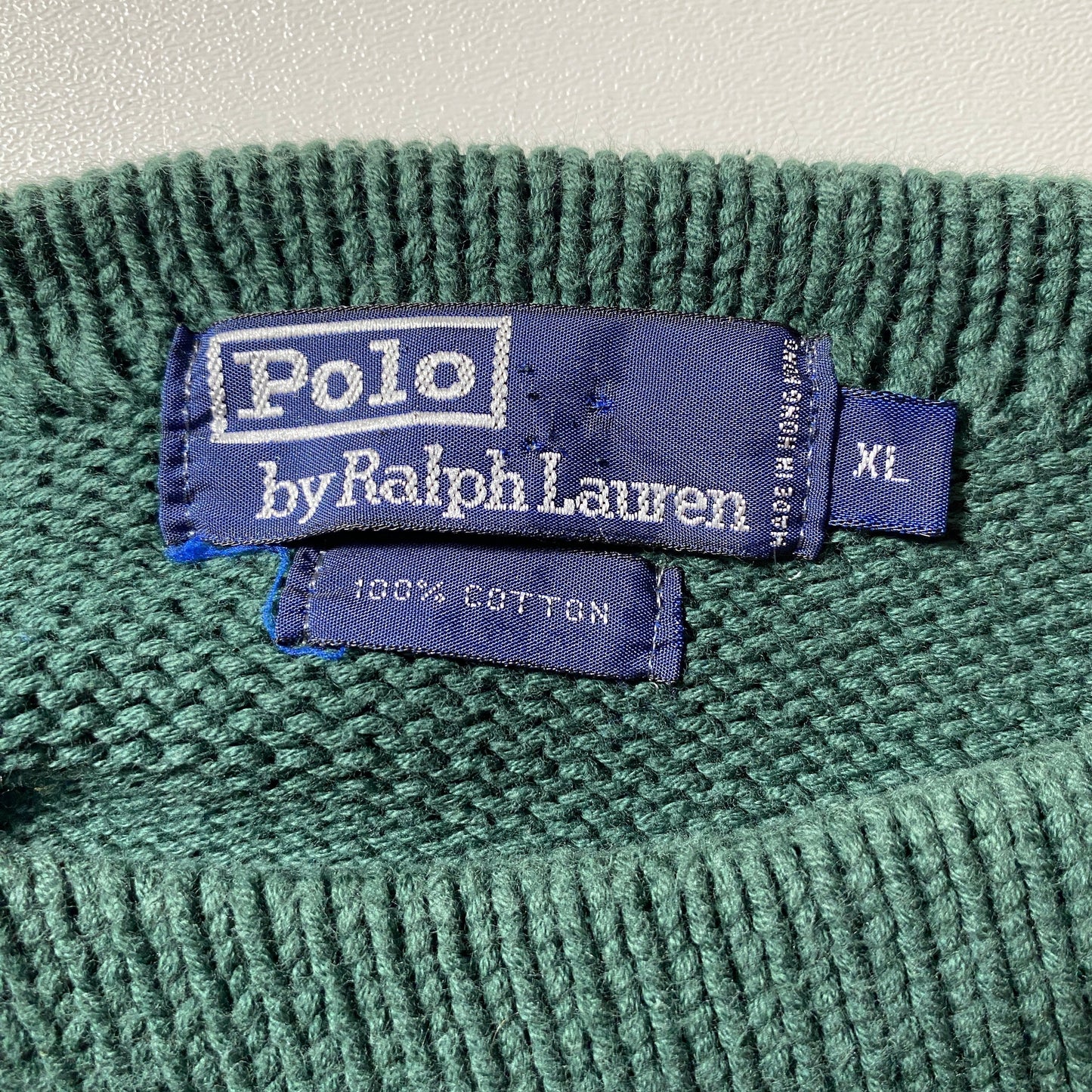 (XL) 90’s POLO RALPH LAUREN Cotton Knitwear / A0081K