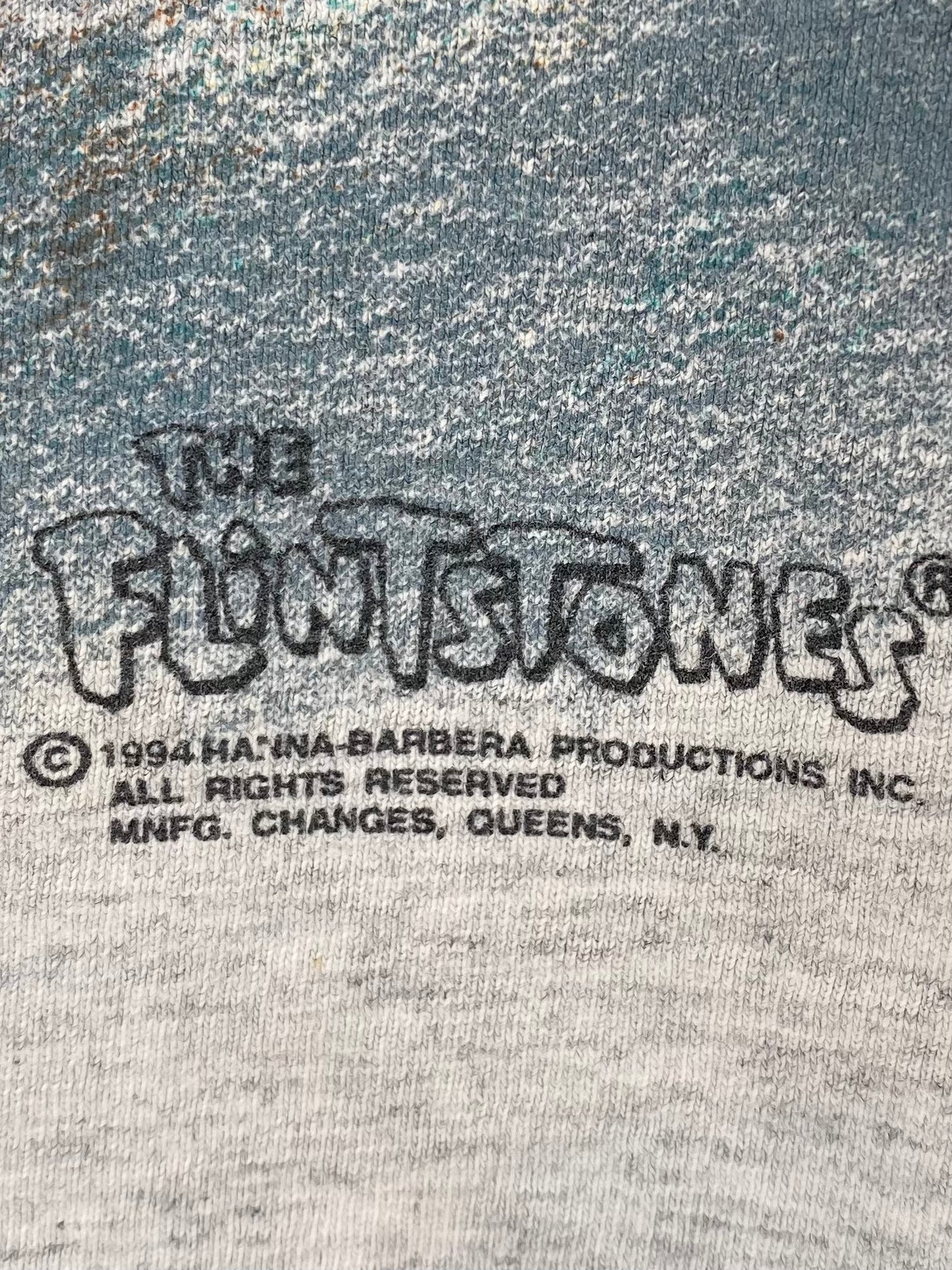 90’s THE FLINTSTONES Made in USA Size XL Vintage T-shirt / F373T