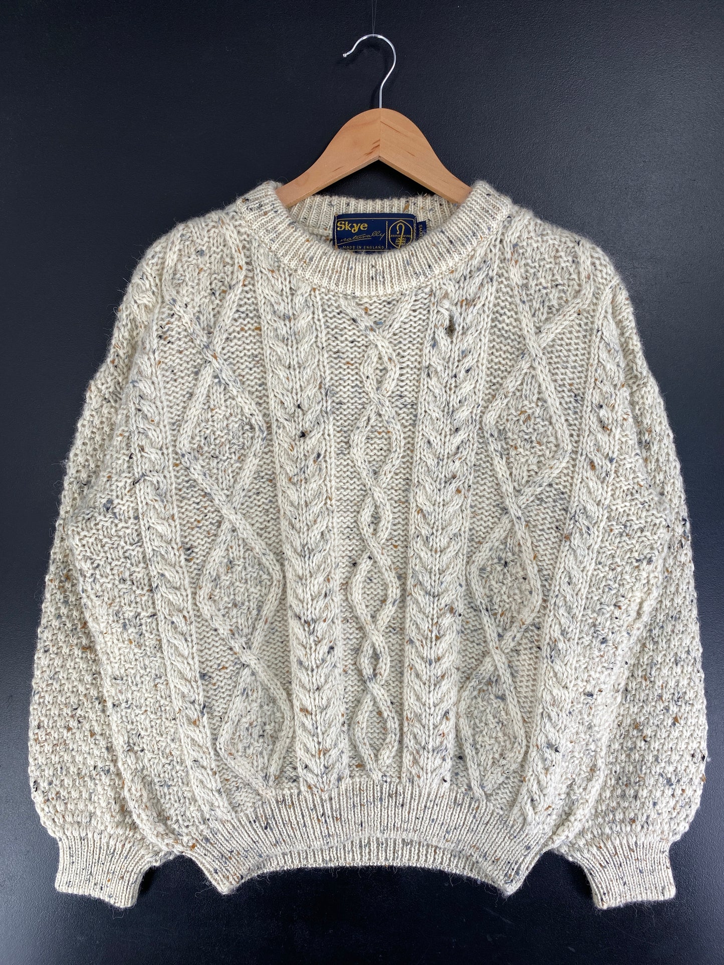 Vintage FISHERMAN Size S Wool Knit Sweater / G5293K