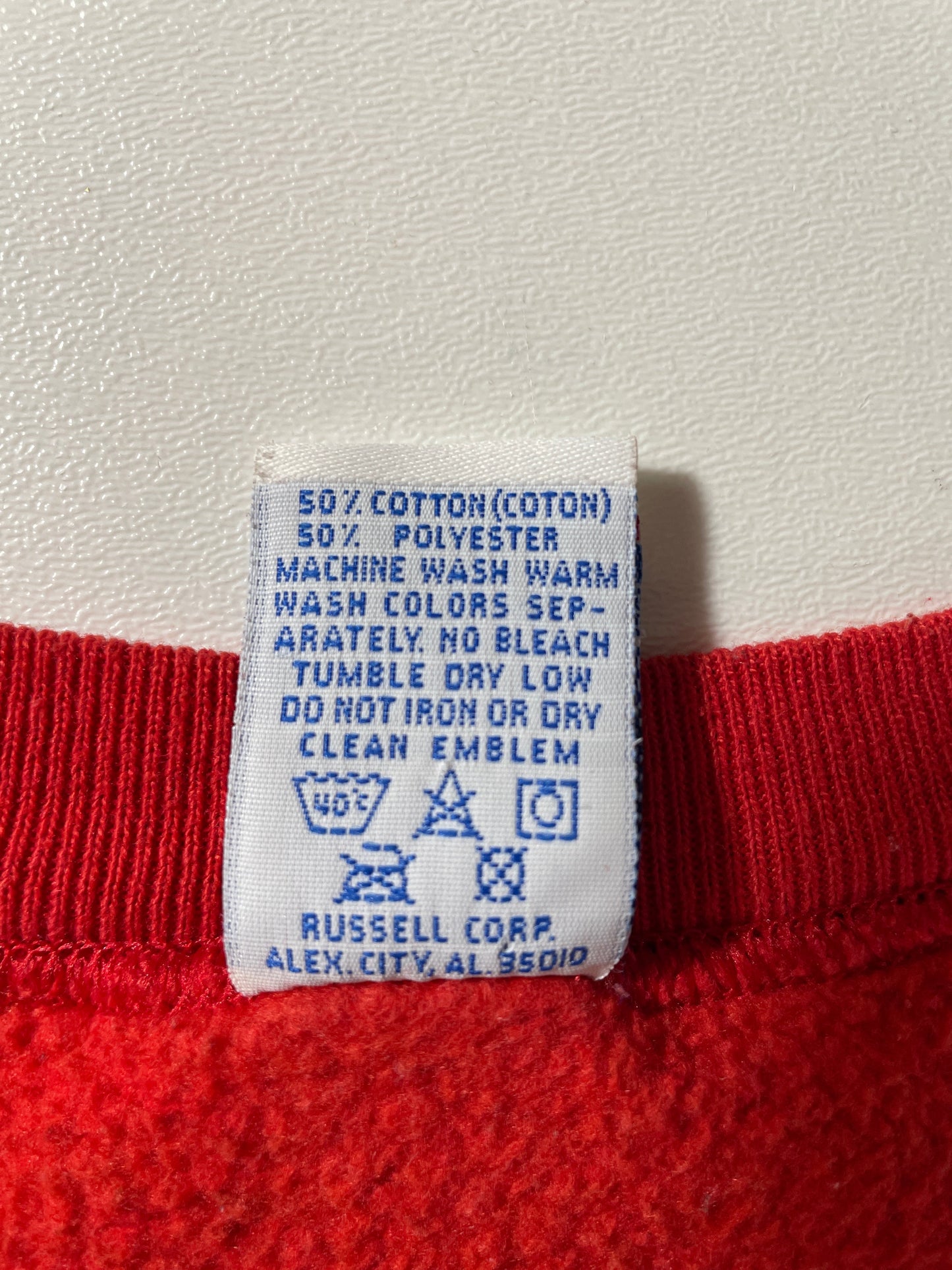 90's RUSSELL x COCA COLA Made in USA Size L Vintage Sweat-shirt / G4379S