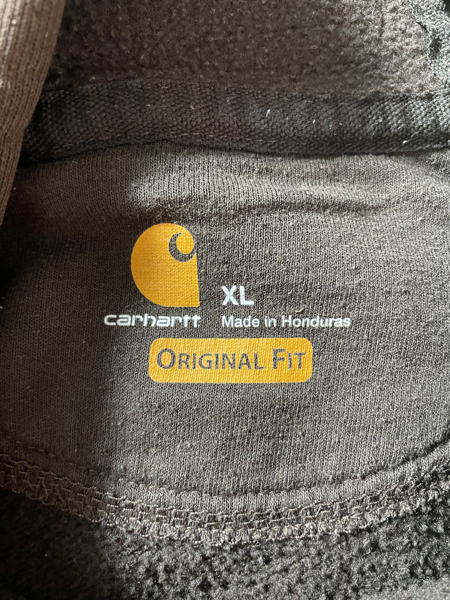 Vintage CARHARTT Size XL Hoodie Sweat-shirt / F7392S