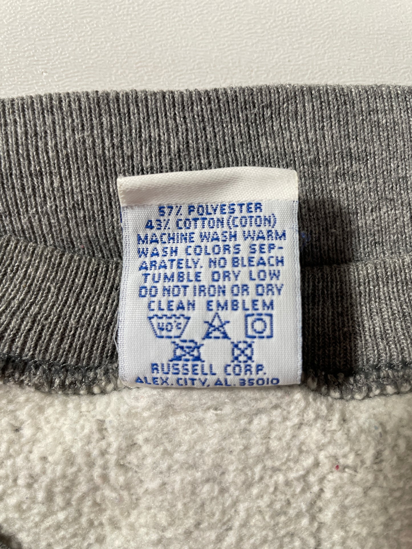 90's RUSSELL x TEXAS Made in USA Size XL Vintage Sweat-Shirt / F2856S
