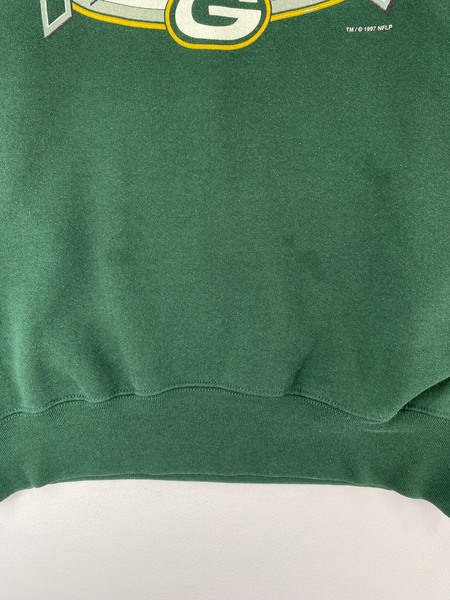 1997 PRO PLAYER x GREEN BAY PACKERS Made in USA Size L Vintage NFL Sweat-Shirt / G6563S