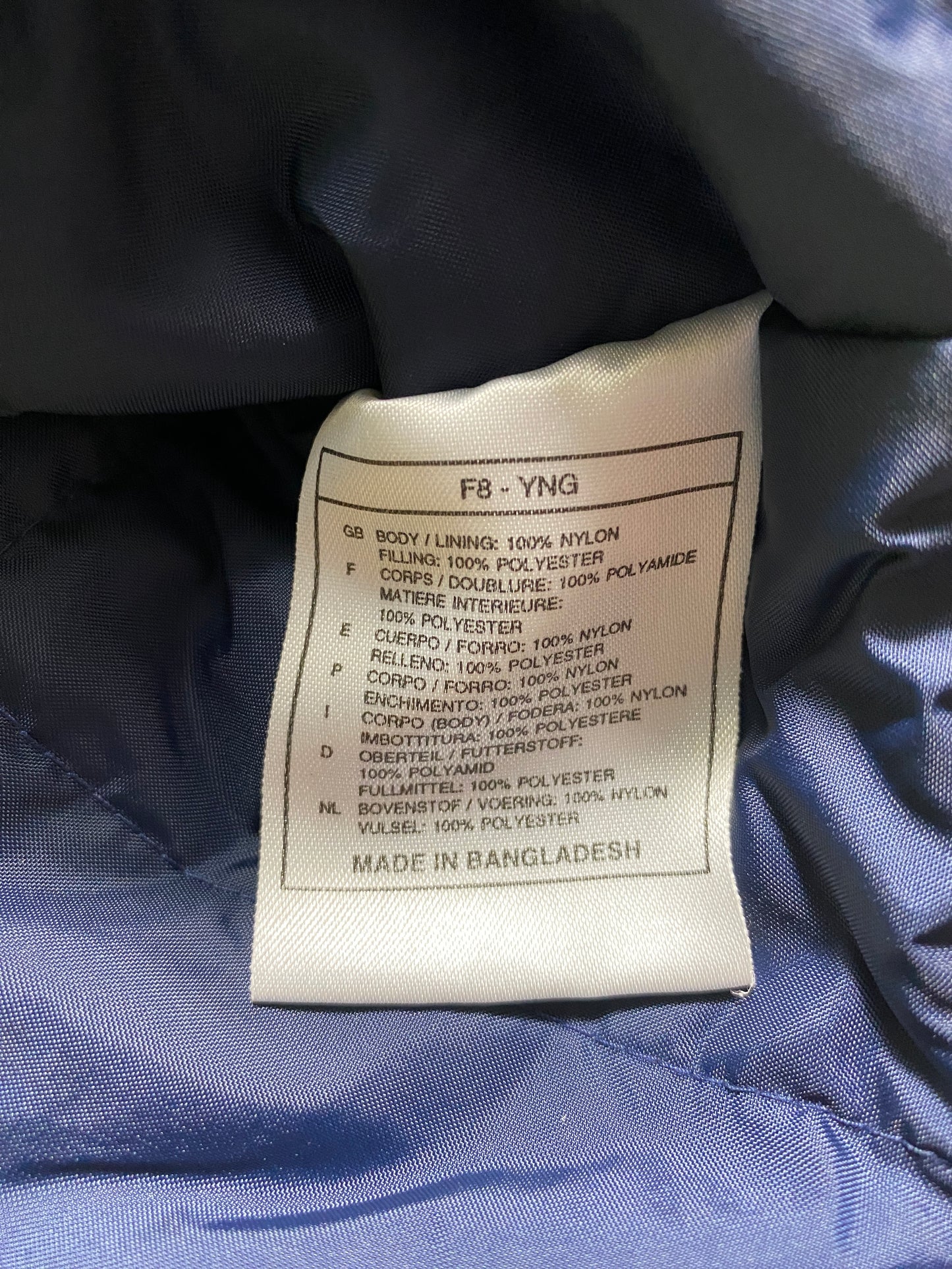 90's NIKE Size L Vintage Nylon Padded Zip-up Jacket / G5898N