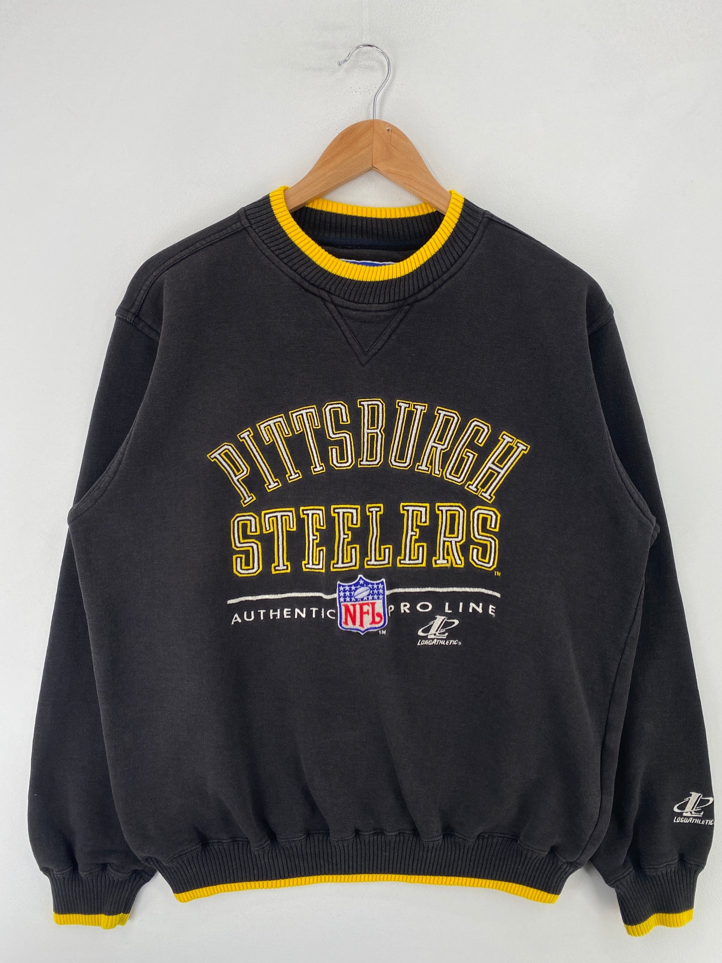 90’s PITTSBURGH STEELERS Size M Vintage NFL Sweat-Shirt / G3519S