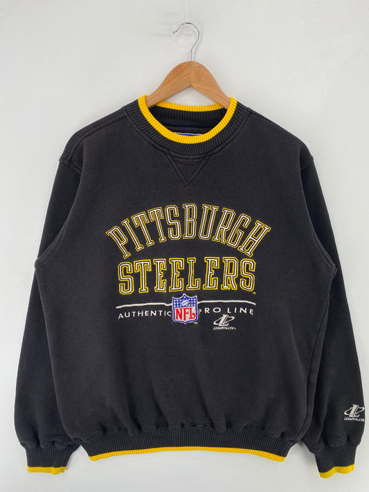 90’s PITTSBURGH STEELERS Size M Vintage NFL Sweat-Shirt / G3519S