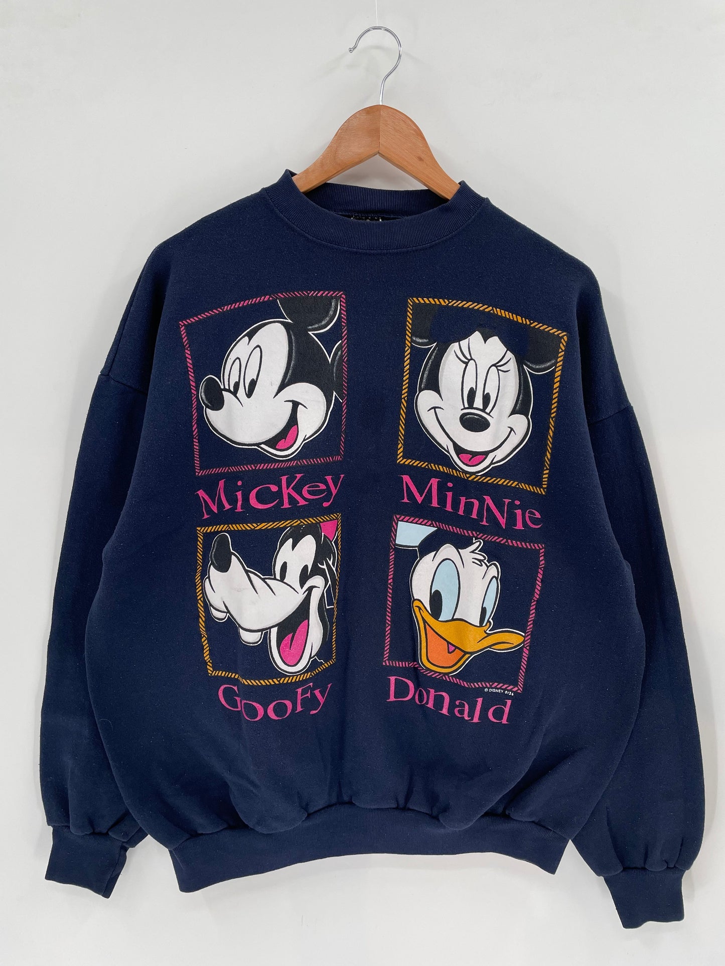 90’s DISNEY MICKEY Made in USA Size XL Vintage Sweat-shirt / E6867S