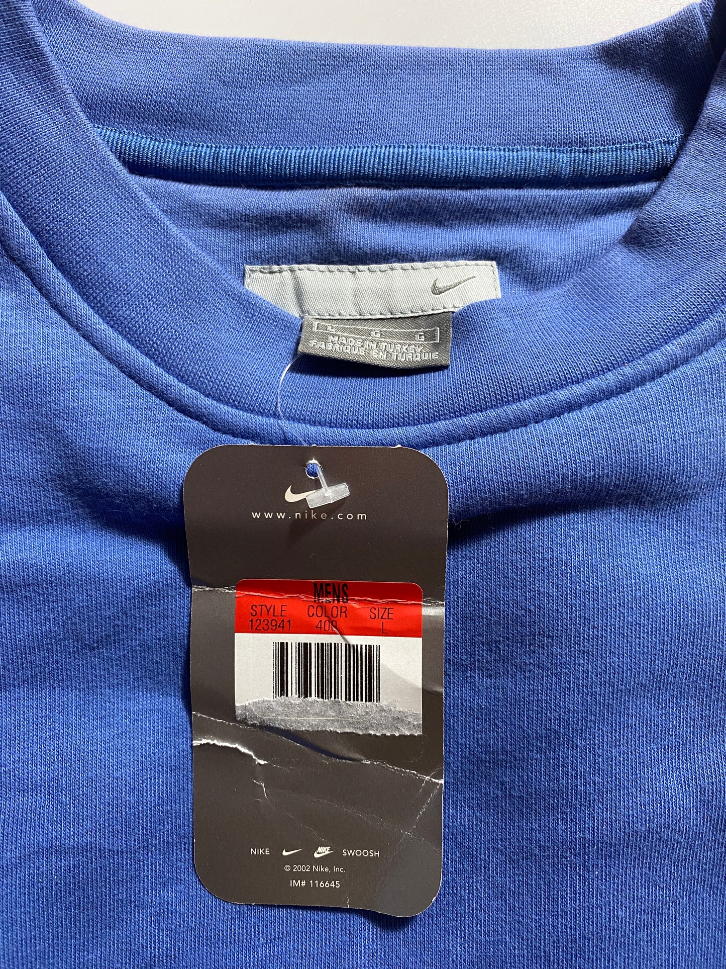 00’ Dead Stock NIKE MINI SWOOSH Size L Sweat-shirt / F2464S