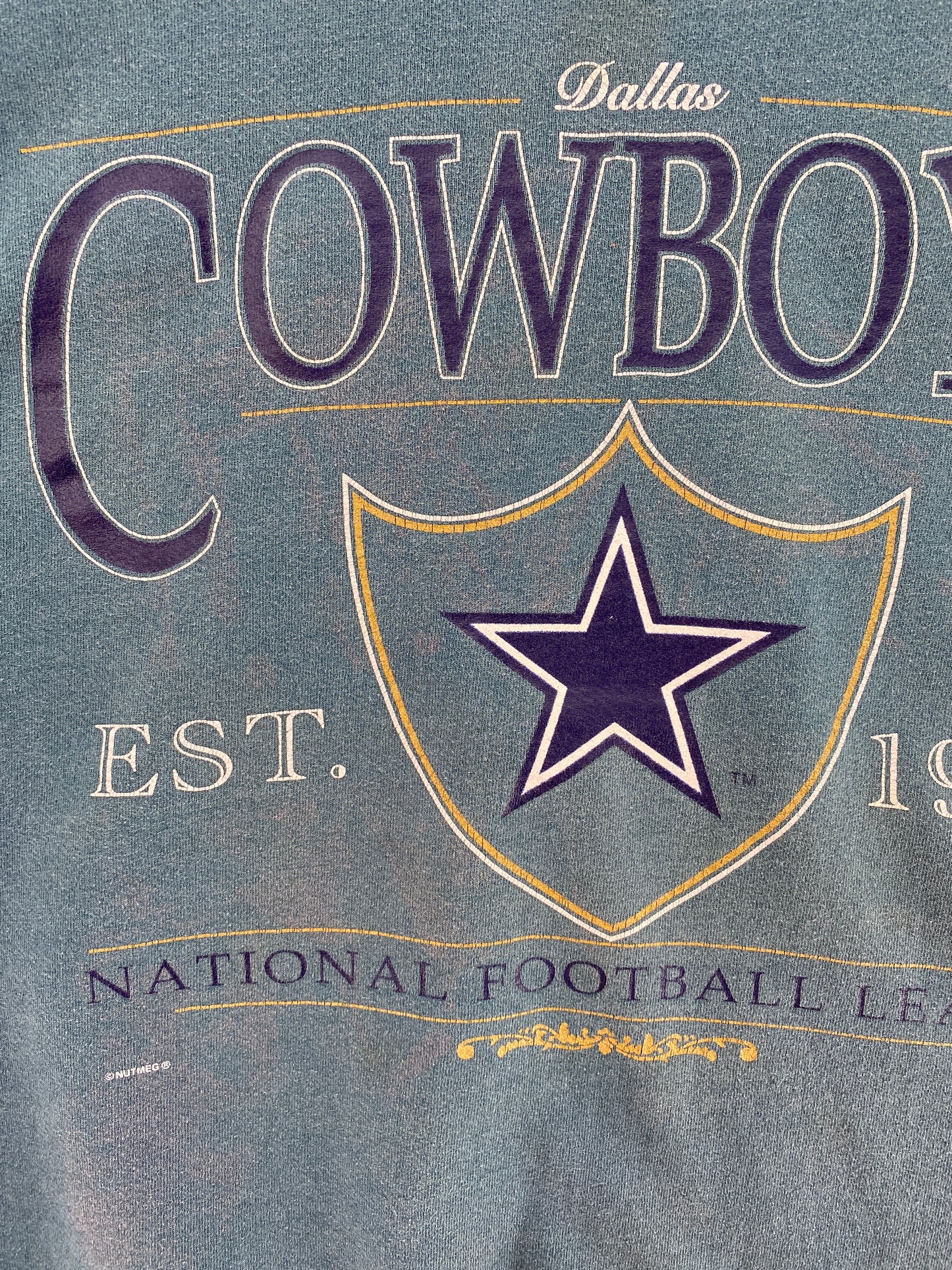 1995 DALLAS COWBOYS Made in USA Size M Vintage NFL Sweat-Shirt / F6054S