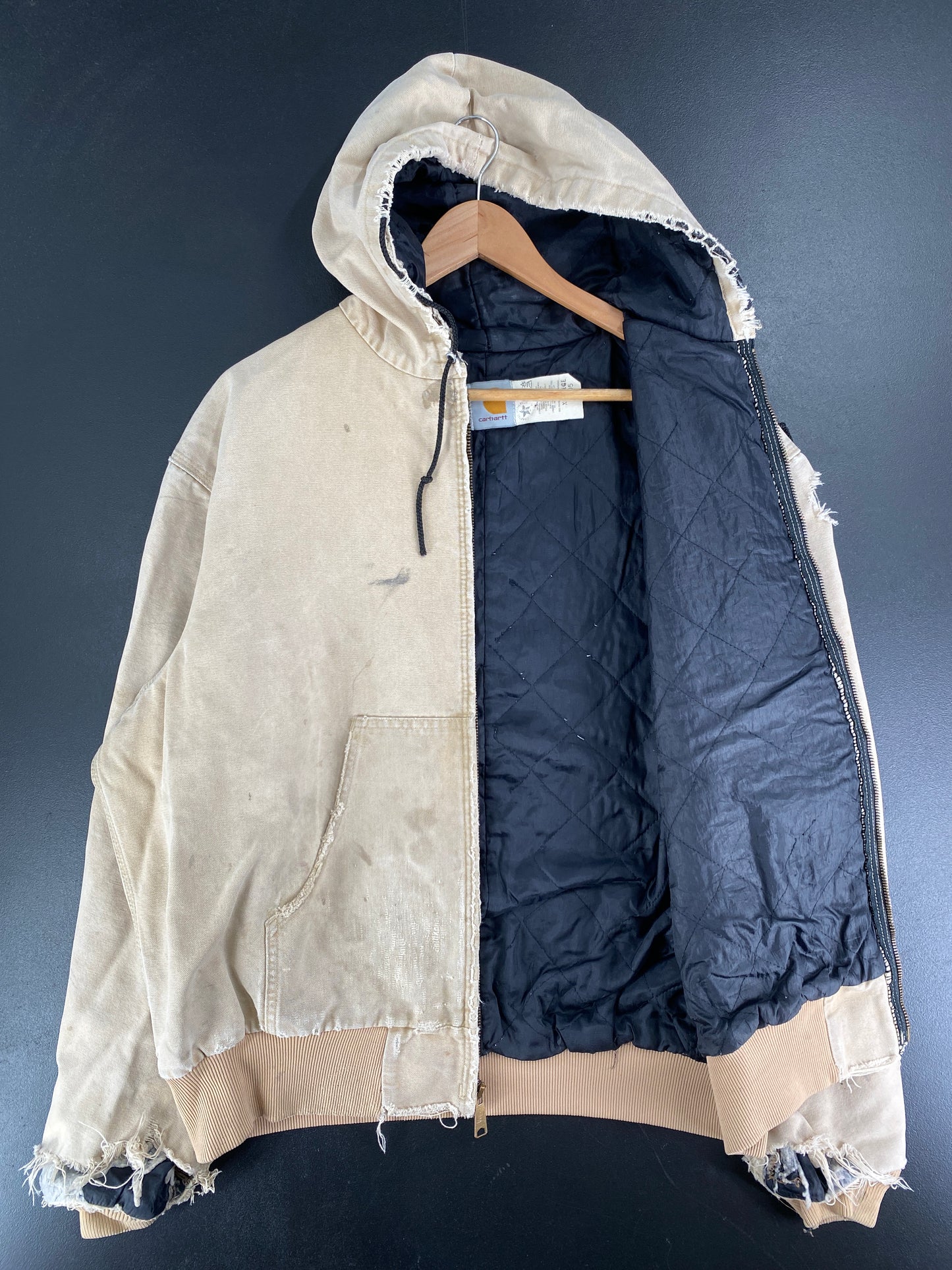 .90's CARHARTT Made in USA Size XL Vintage Duck Jacket / F6186J