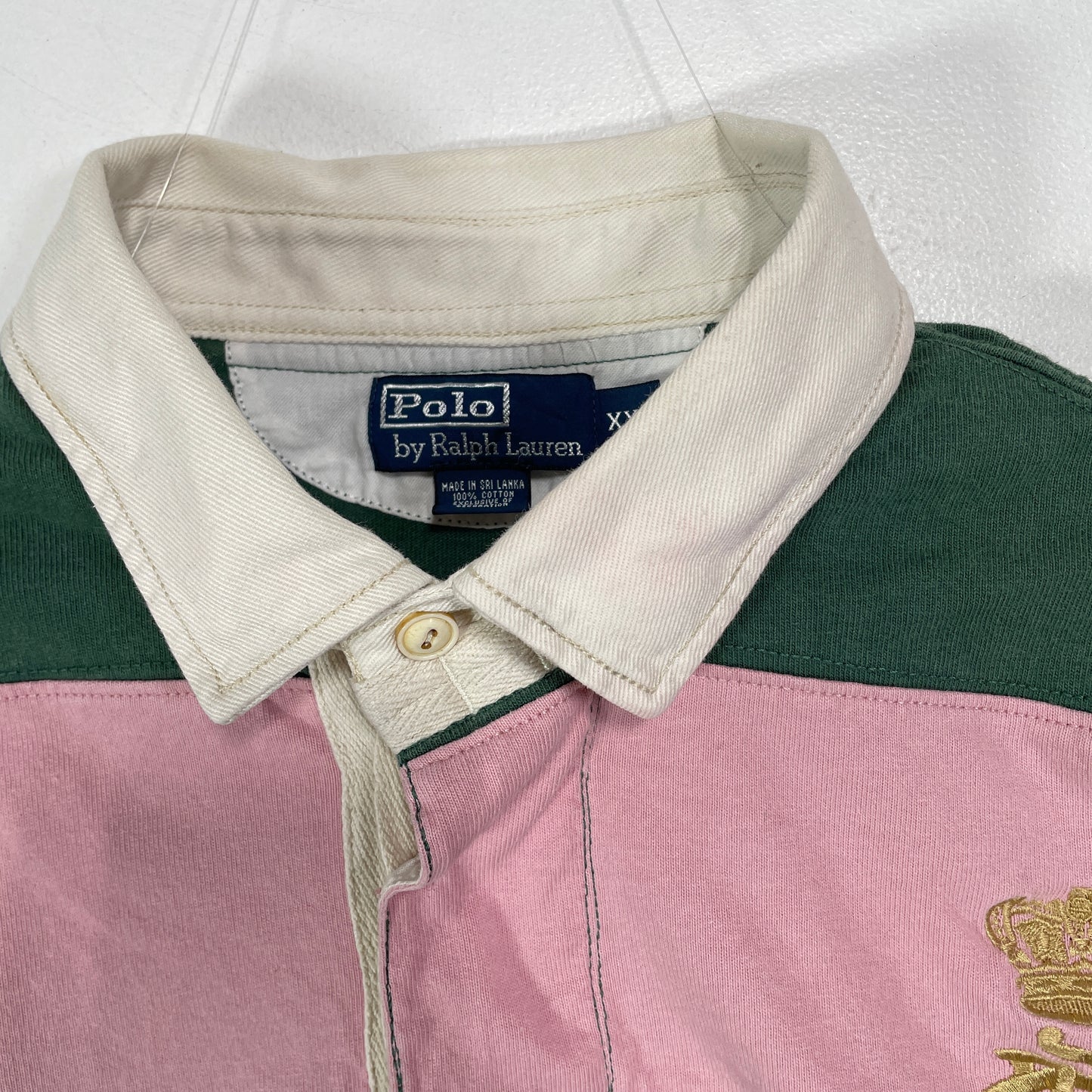 (XXL) 90’s POLO RALPH LAUREN Vintage Rugby-Shirt / A1508R