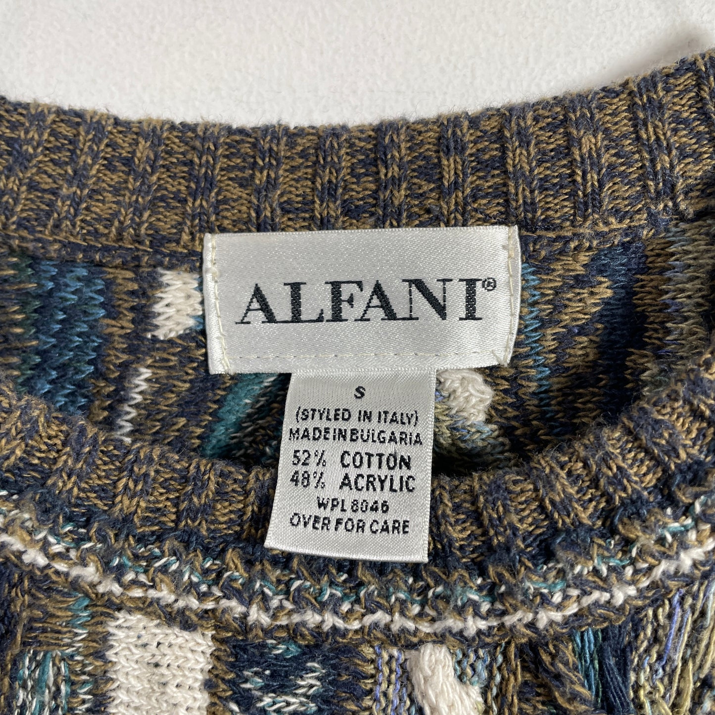 (S) Vintage 3D COOGI-Style Knit Sweater / A1142K