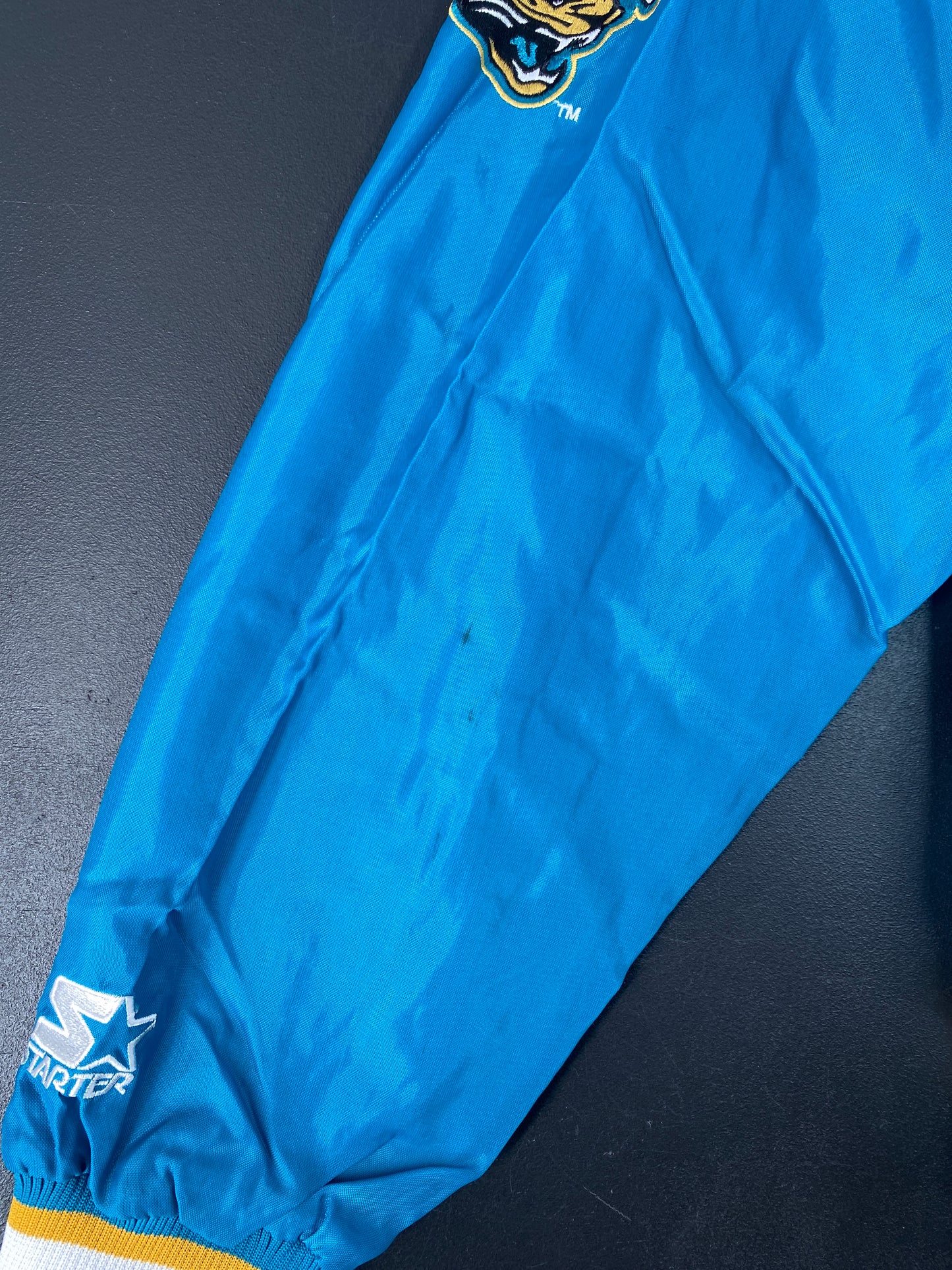 90’s STARTER x JACKSONVILLE JAGUARS Size XXL Vintage NFL Nylon Jacket / F5022N