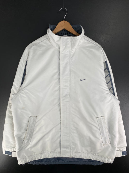 00' NIKE Size L Vintage Nylon Padded Zip-up Jacket / G5778N
