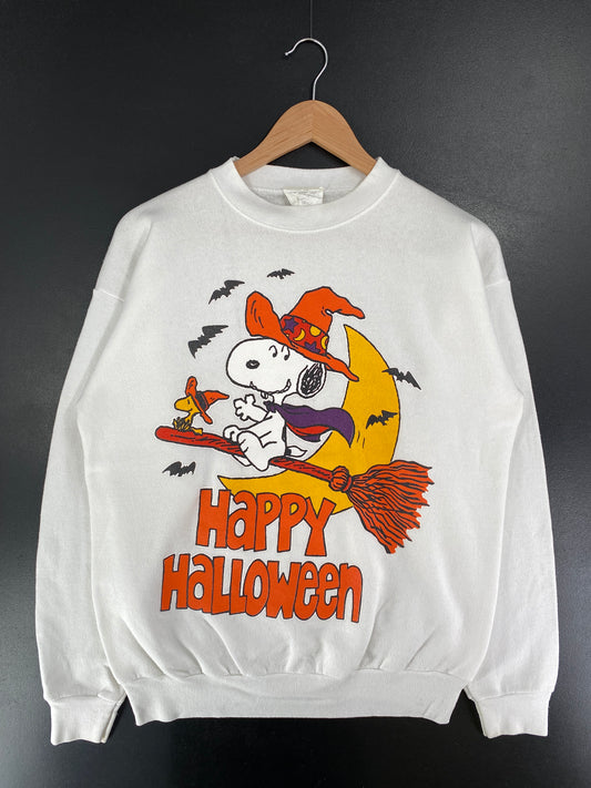 .90's SNOOPY HALLOWEEN Made in USA Size L Vintage Sweat-shirt / G3968S
