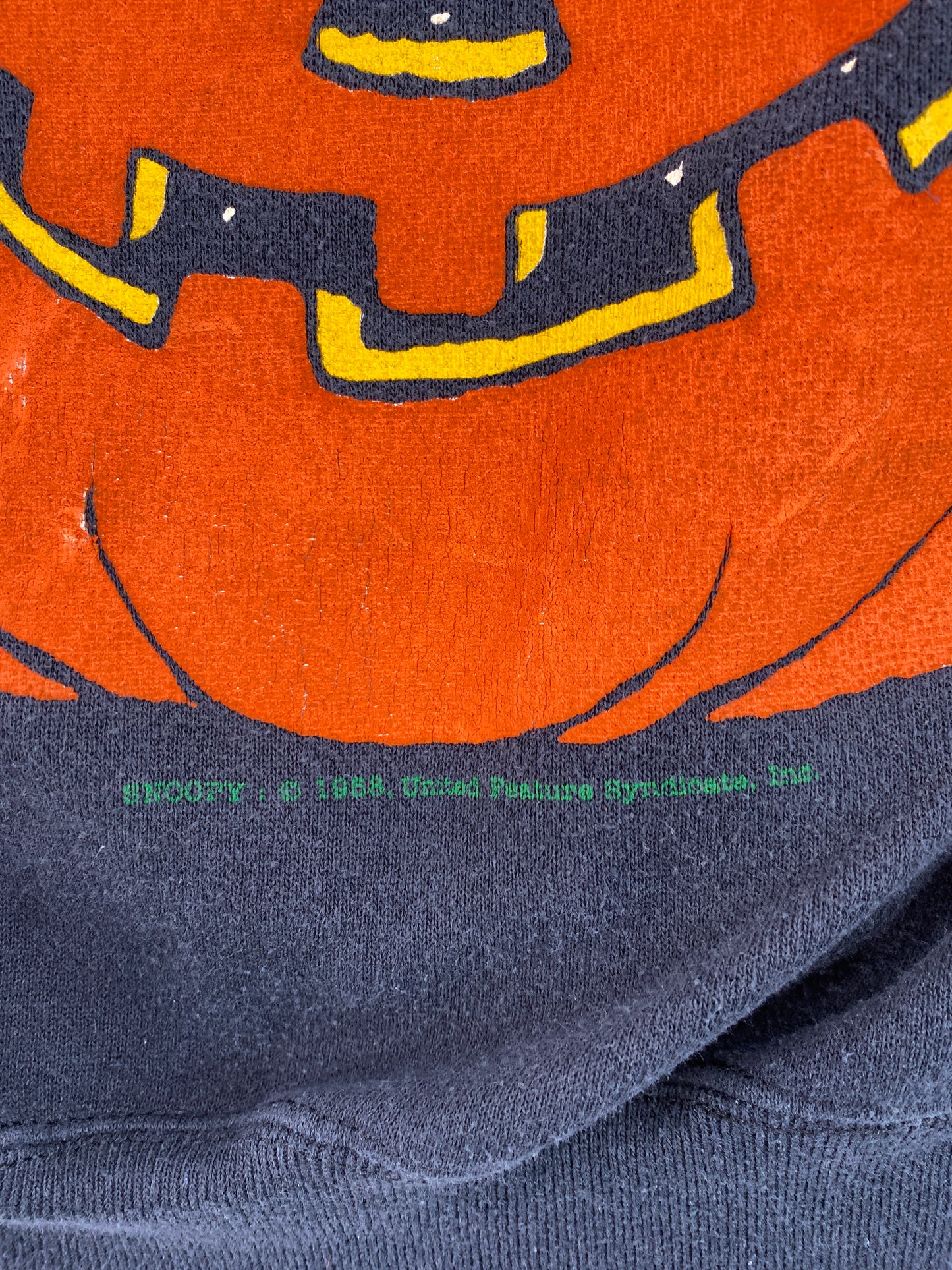 90's SNOOPY HALLOWEEN Made in USA Size Ladies XXL Vintage Sweat-shirt / G4660S
