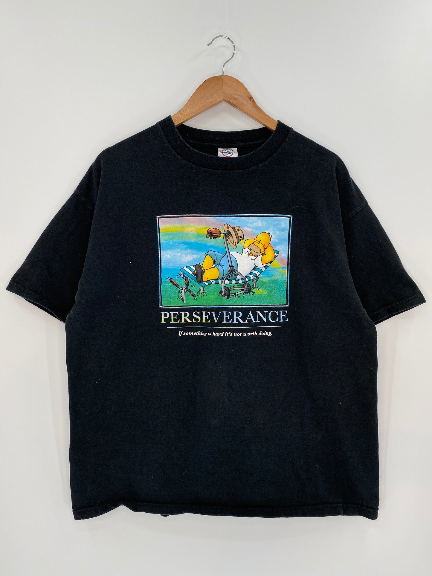00’ THE SIMPSONS Size XL Vintage T-Shirt / F622T