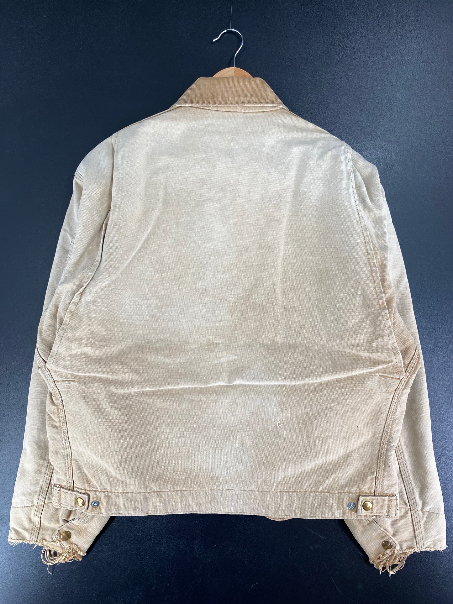 90's CARHARTT Made in USA Size Approx. XL Vintage Zip-Up Duck Jacket / F4100J