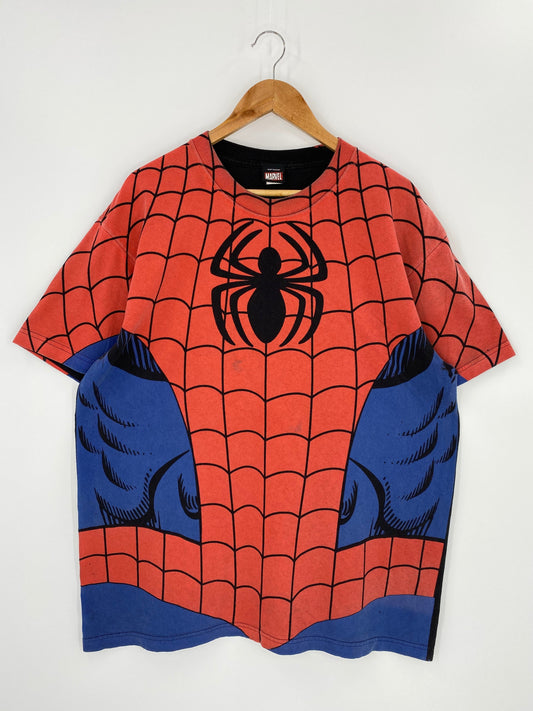 00’ MARVEL SPIDER-MAN Size XL Vintage T-shirt / F1196T
