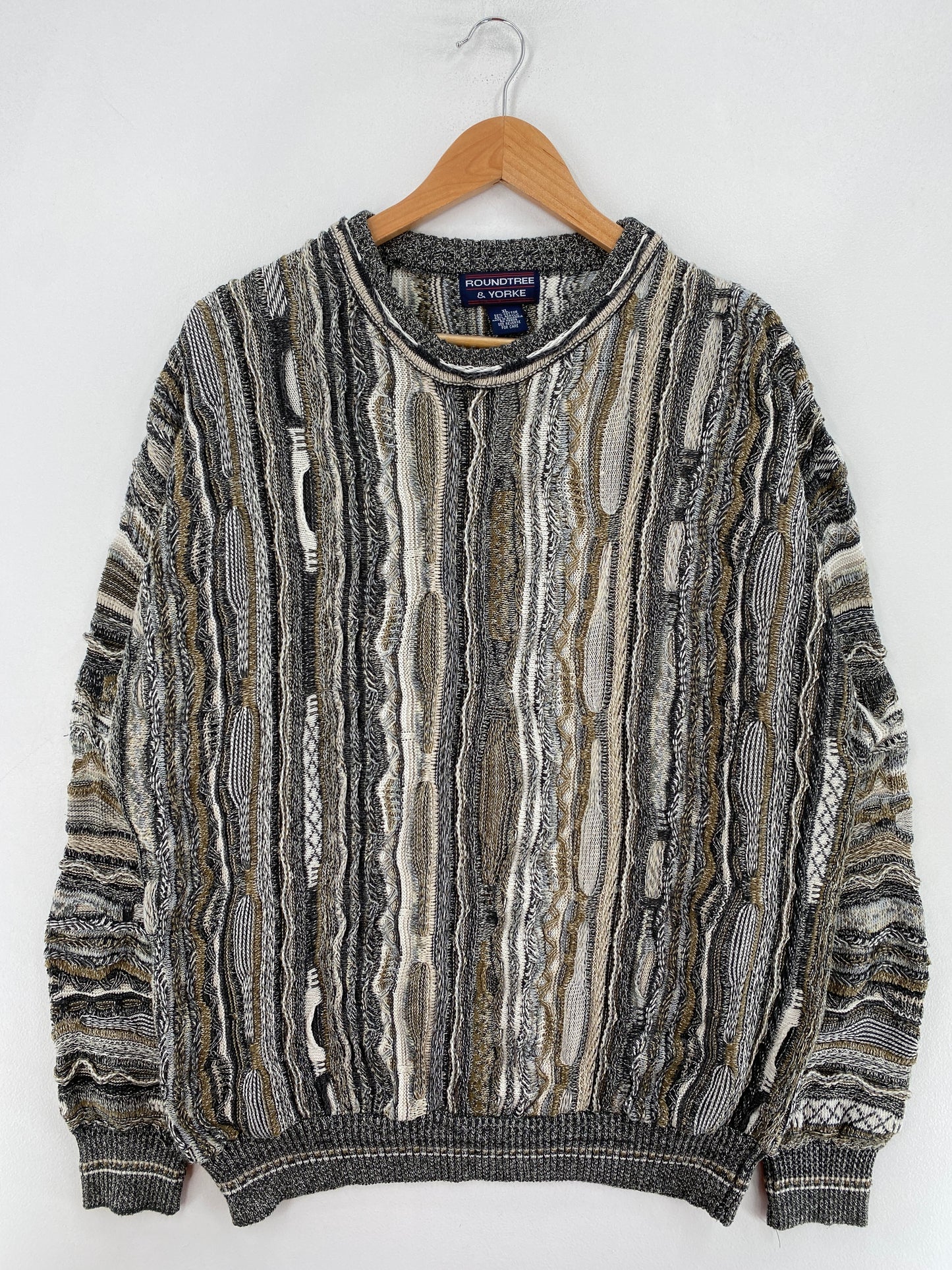 Vintage COOGI STYLE Size XL Cotton Knit Sweater / F9169K