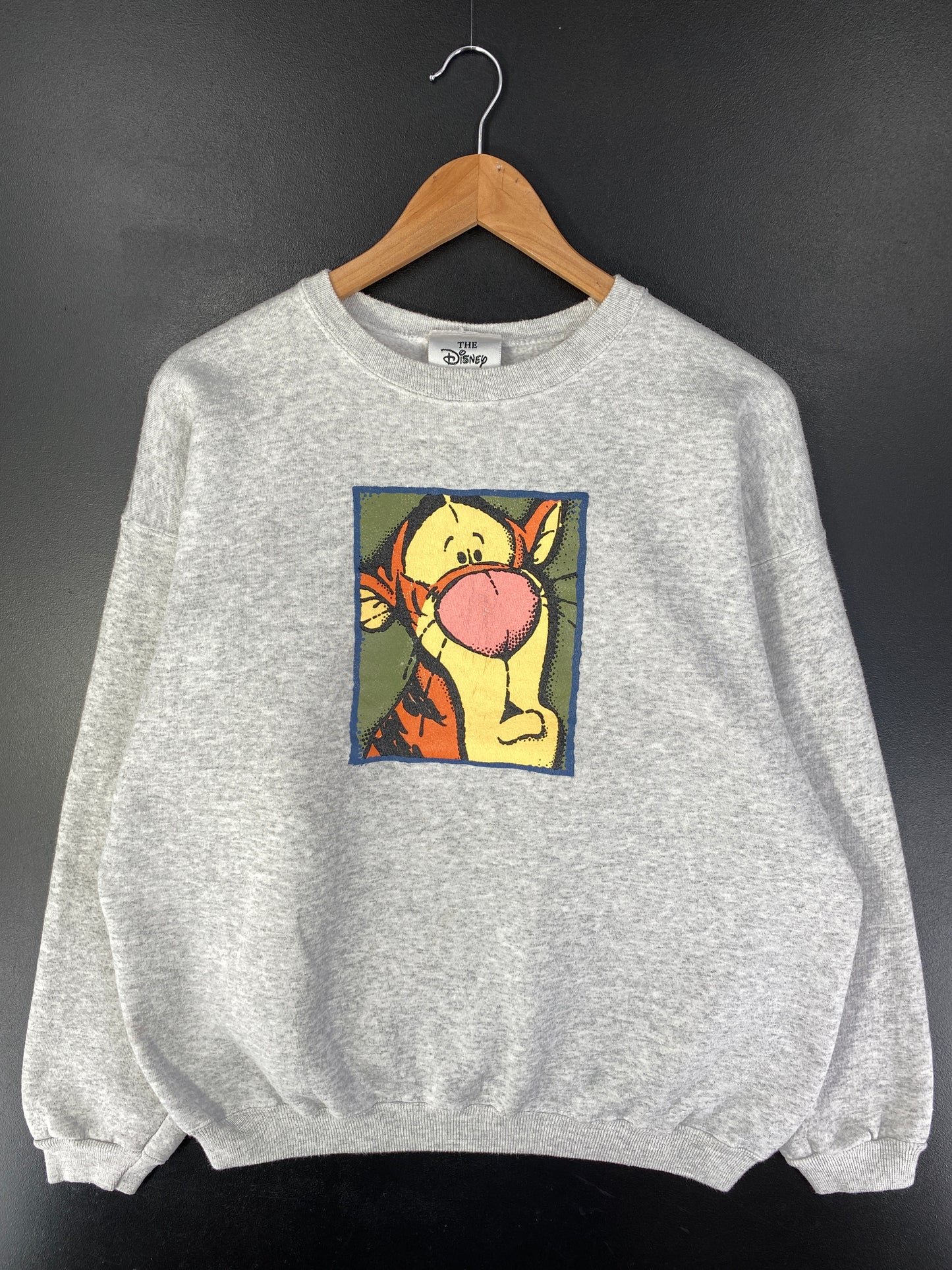 00' DISNEY TIGGER Made in USA Size L Vintage Sweat-shirt / G1024S