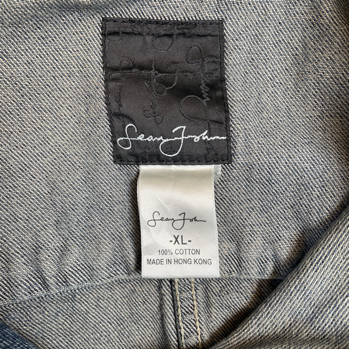 (XL) 00' SEAN JOHN Vintage Denim Jacket / A0072J
