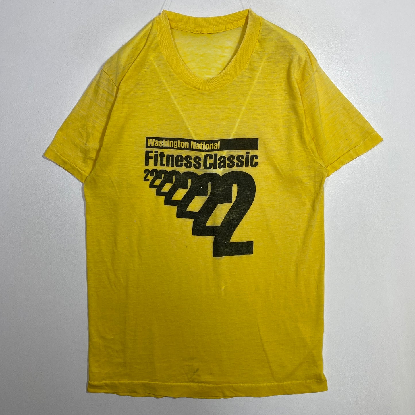 (APPROX.M) 80's WASHINGTON NATIONAL FITNESS CLASSIC T-Shirts / A0518T