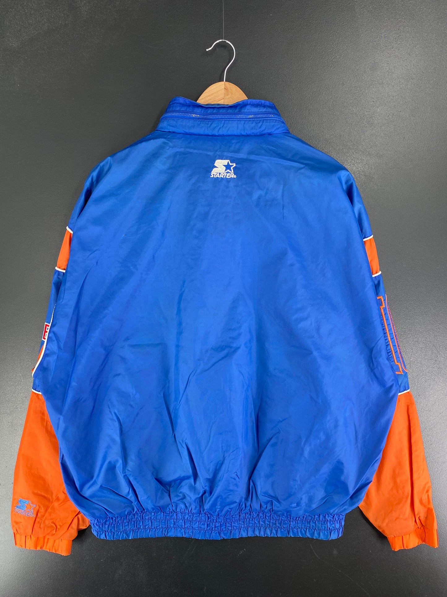 90’s STARTER x NEW YORK KNICKS Size XL NBA Nylon Jacket / F4539N