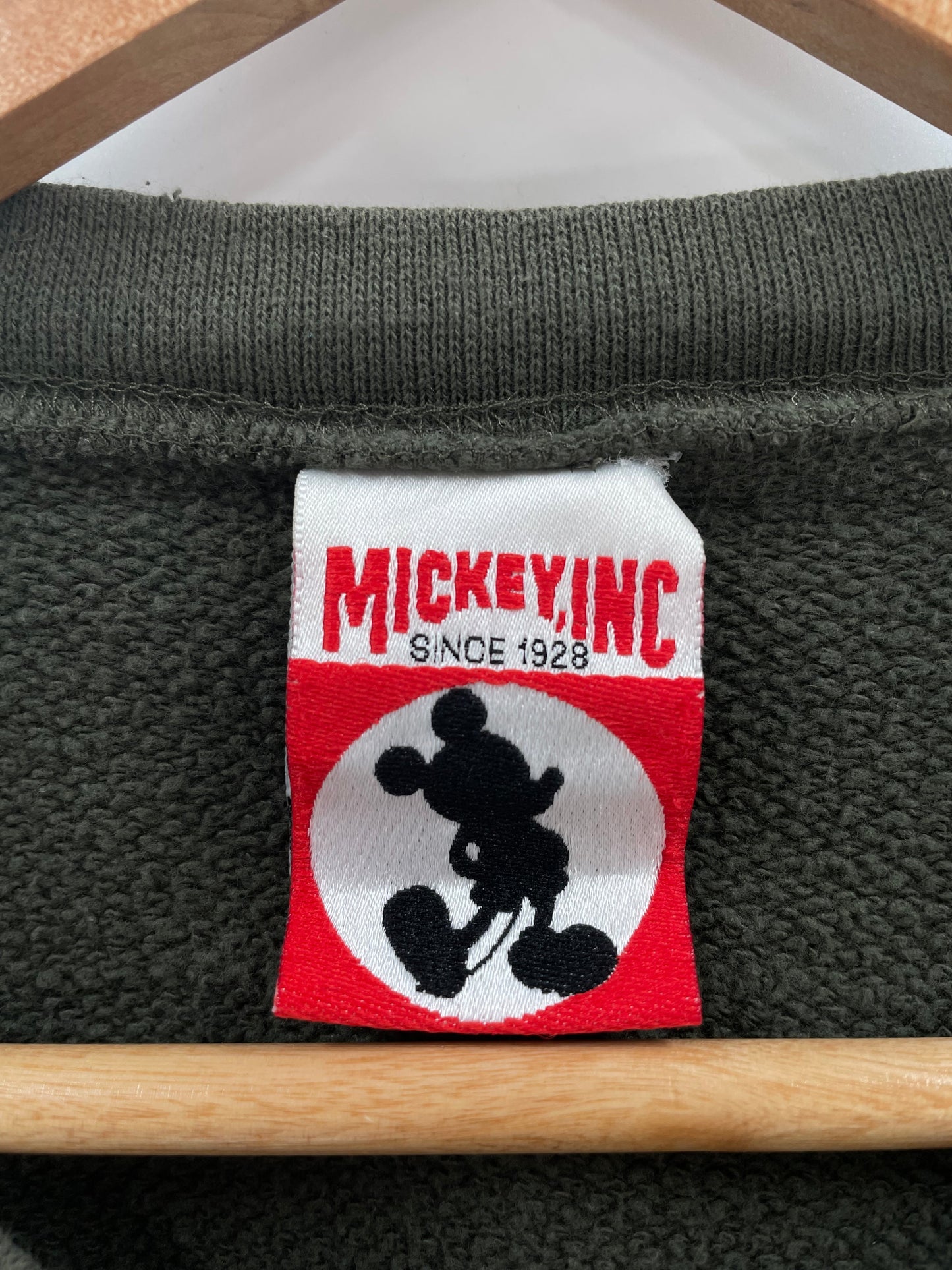 90’s DISNEY MICKEY ACE Size Approx.XL Vintage Sweat-shirt / F8547S