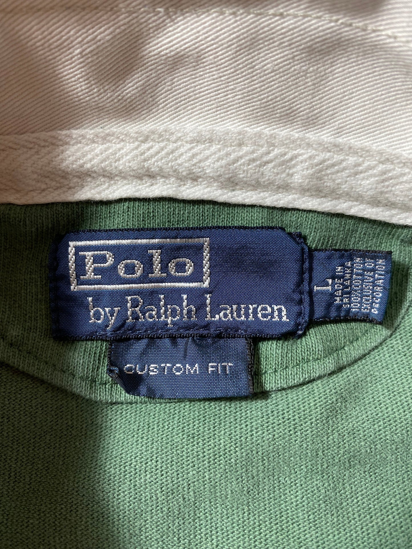 90’s POLO RALPH LAUREN Size L Vintage Rugby Shirt / F9292R
