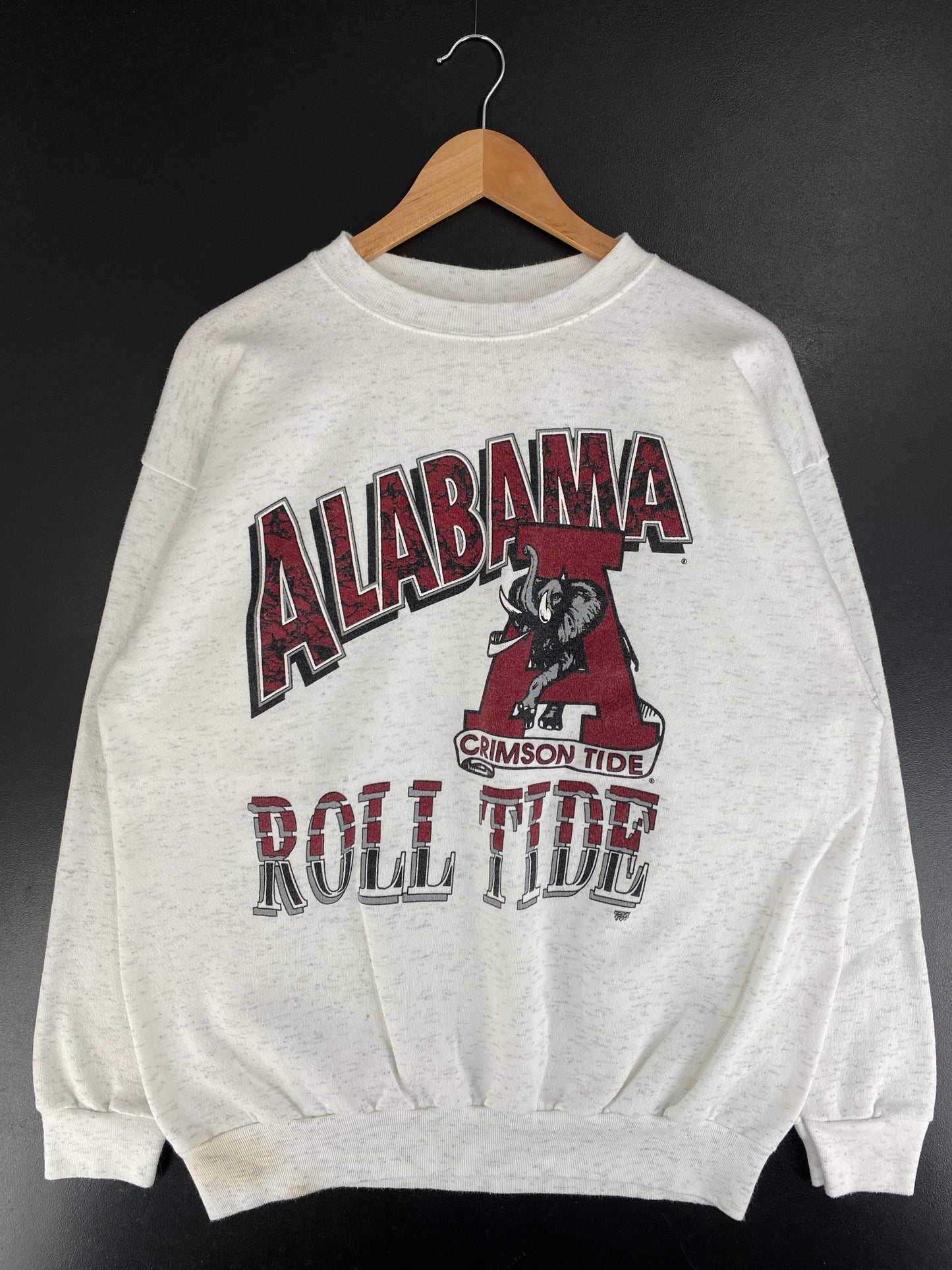 90's ALABAMA ROLL TIDE Made in USA Size XXL Vintage College Sweat-shirt / G6137S
