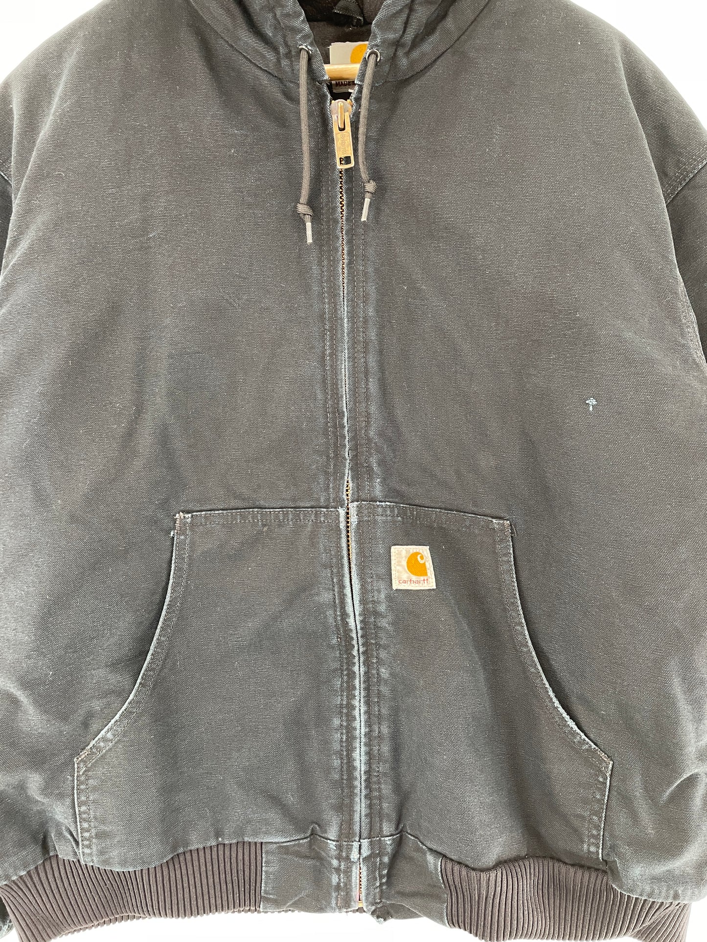 90's CARHARTT Made in USA Size XL Duck Hoodie Jacket / F2613J