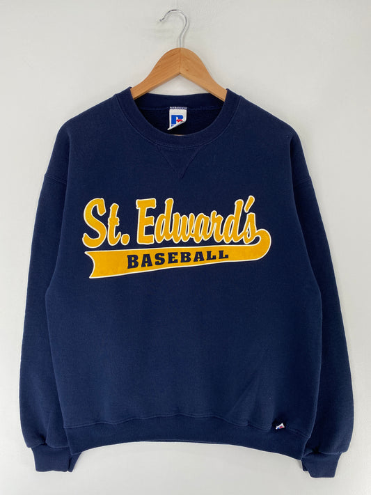 00’ ST. EDWARD'S BASEBALL Size L College Sweat-Shirts / F1282S