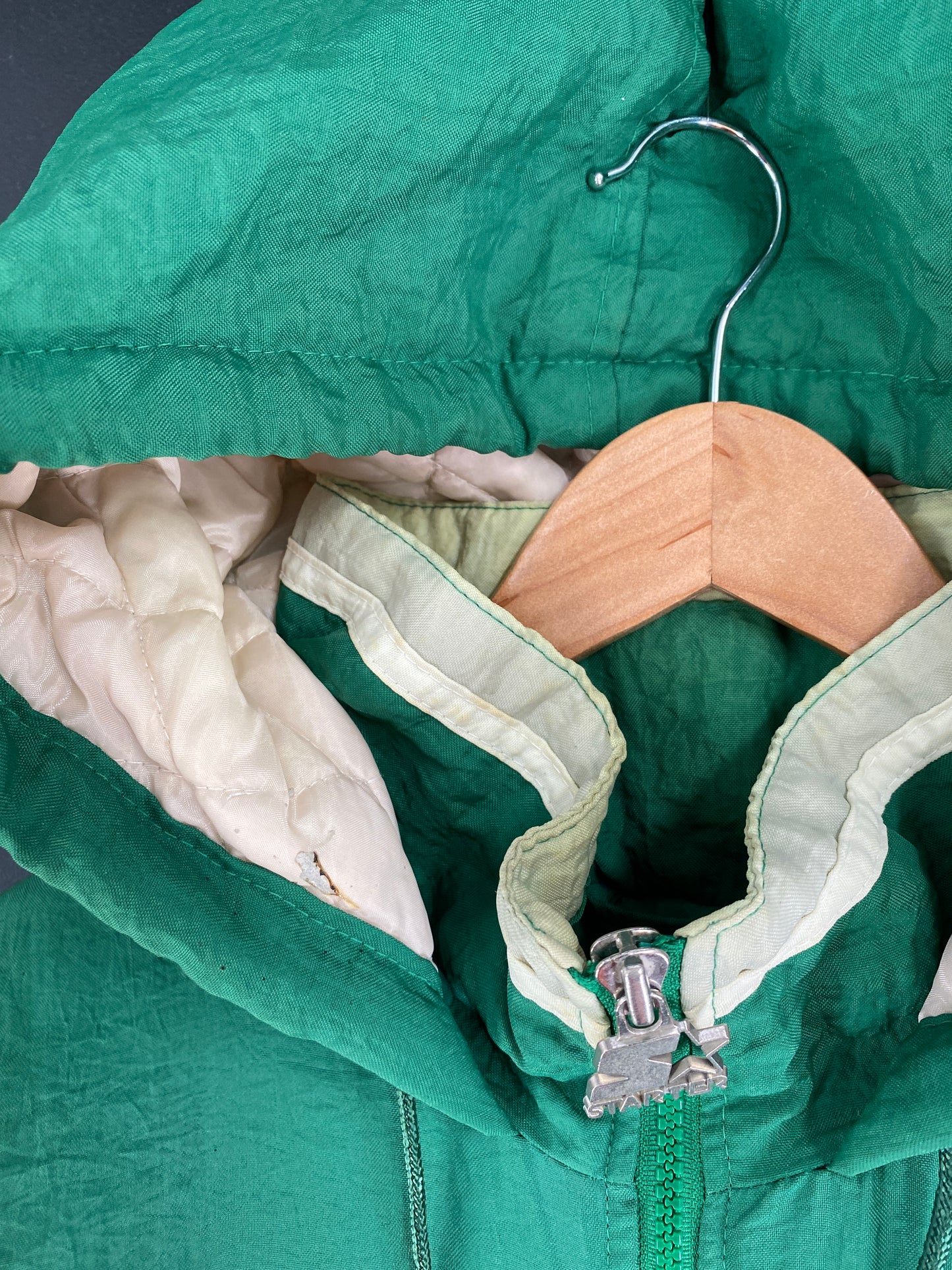 90’s STARTER x PHILADELPHIA EAGLES Size XXL NFL Padded Nylon Jacket / F6061N