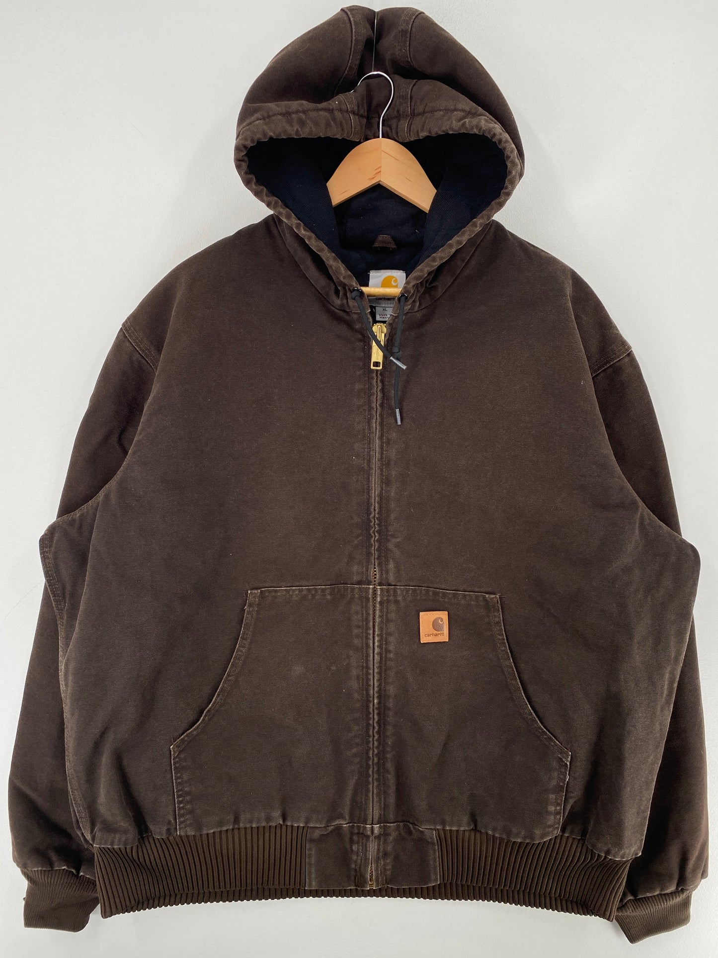 .Vintage CARHARTT Size XL Duck Hoodie Jacket / G59J