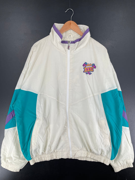 90’s REEBOK x SUOER BOWL Size XXL NFL Nylon Jacket / F2432N