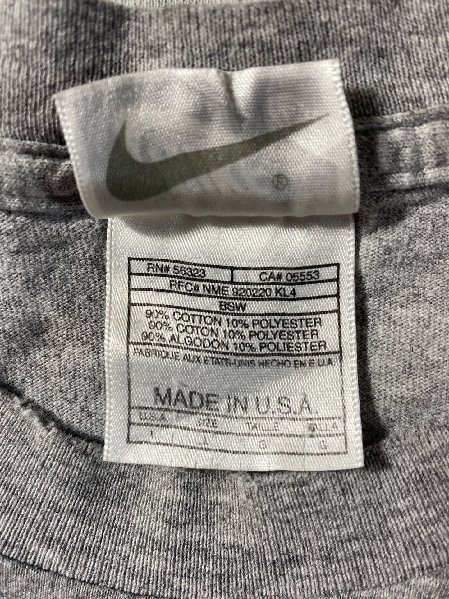 90's NIKE TEXAS A&M Made in USA Size L Vintage T-Shirt / G3357T