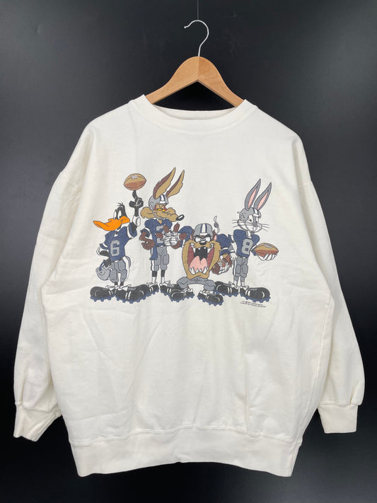 1993 LOONEY TUNES Size XL Vintage Sweat-shirt / E9873S