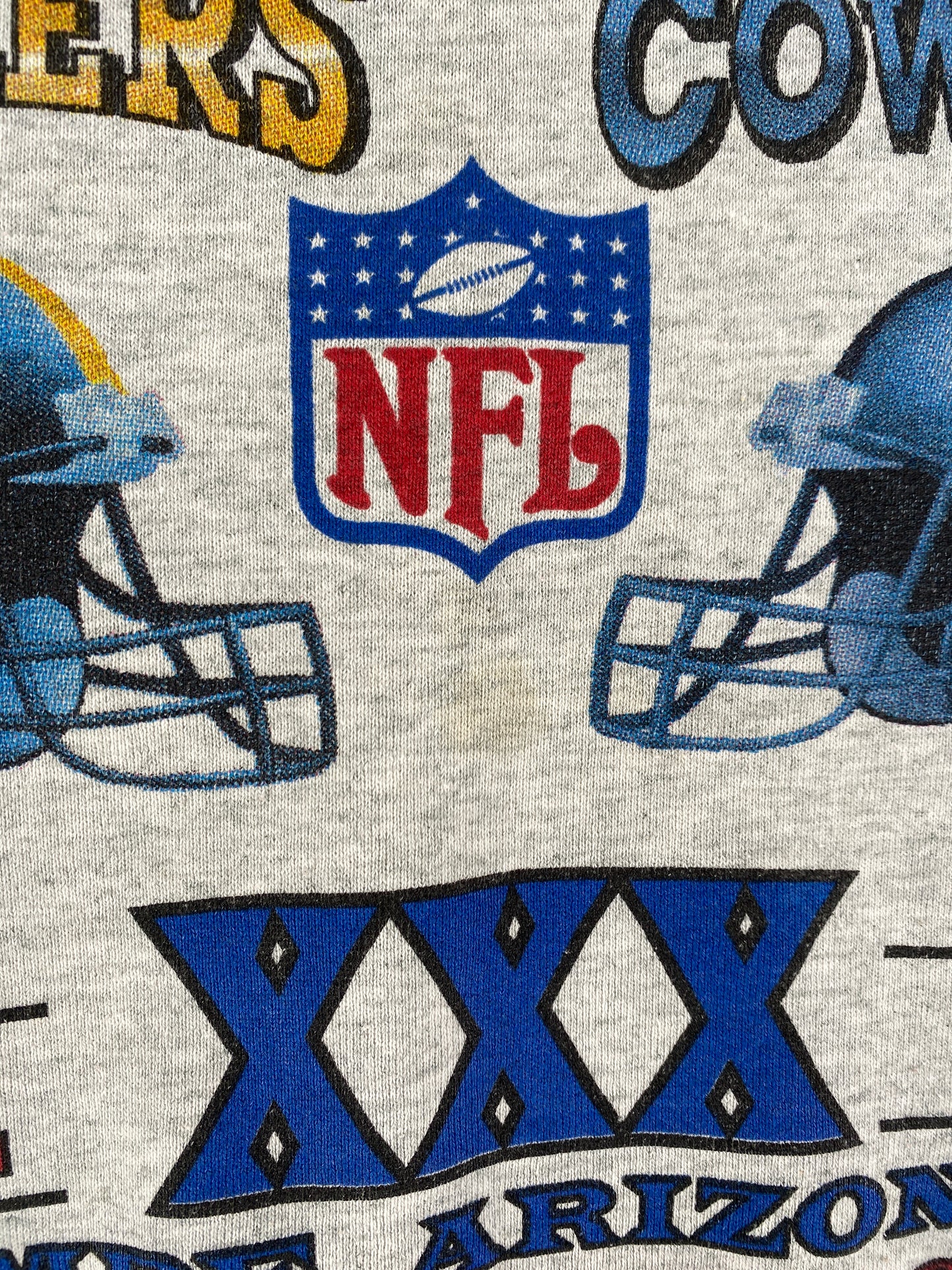 1996 SUOER BOWL Made in USA Size XL Vintage NFL Sweat-Shirt/ F6224S