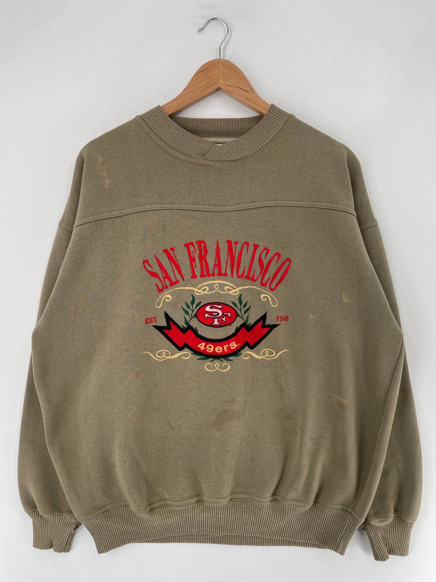 90’s SAN FRANCISCO 49ERS Size L NFL Sweat-Shirt / F4209S