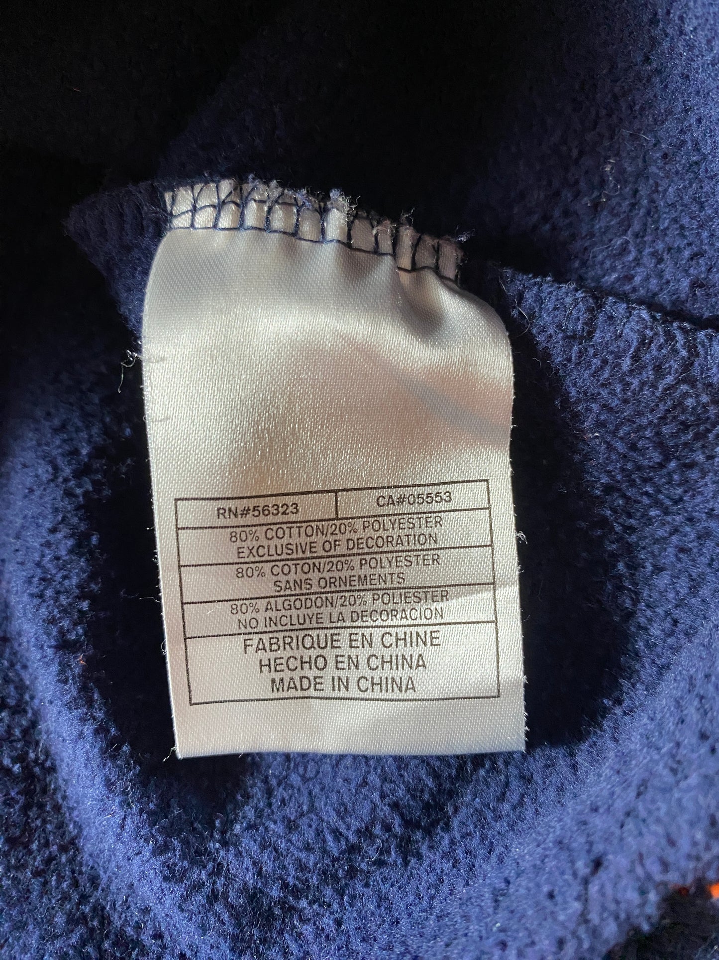 00' NIKE x ILLINOIS Size XL Vintage College Hoodie Sweat-Shirt / G5557S