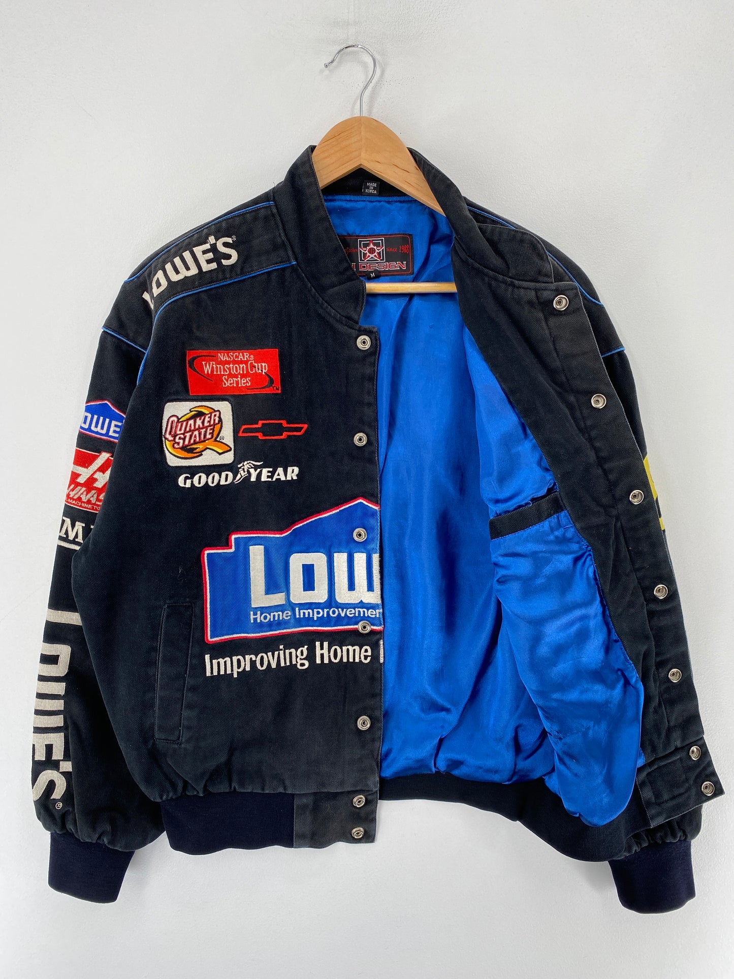 Vintage NASCAR LOWE'S X JIMMIE JOHNSON Size M Racing Jacket / F2691J