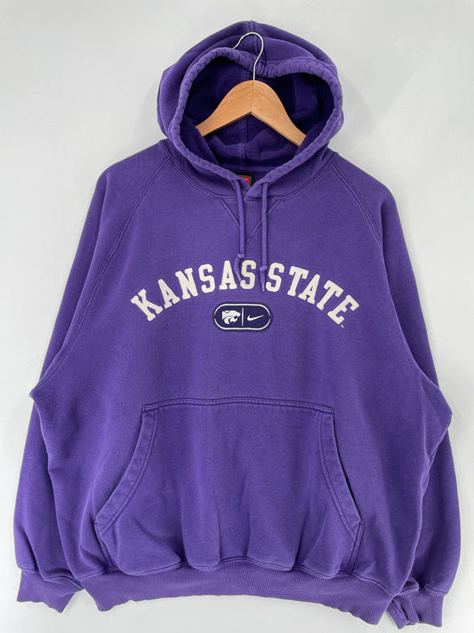00' NIKE x KANSAS STATE Size M Vintage College Sweat-shirt / F2533S