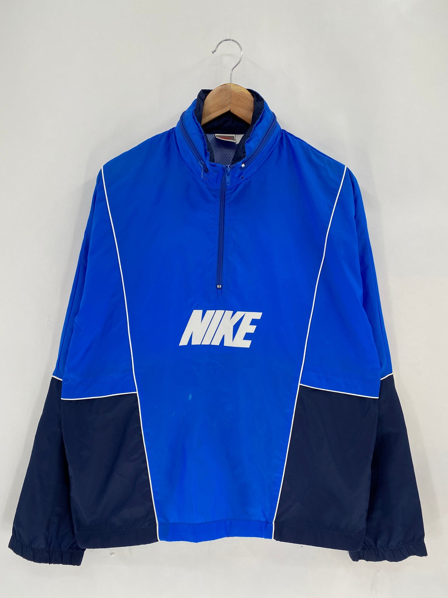 90’s NIKE SILVER TAG Size L Vintage Nylon Jacket / F380N