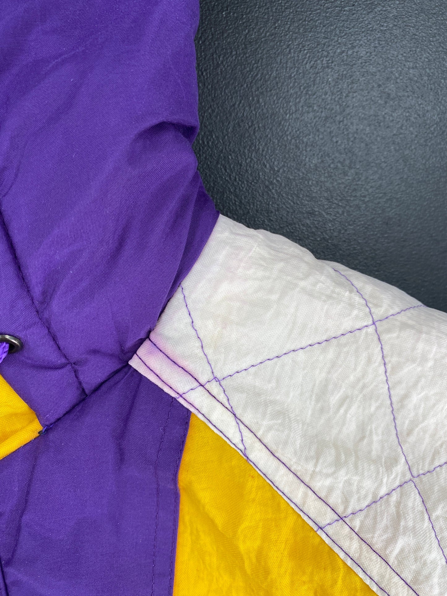 90’s STARTER x LSU TIGERS Size M College Padded Nylon Jacket / G5973N