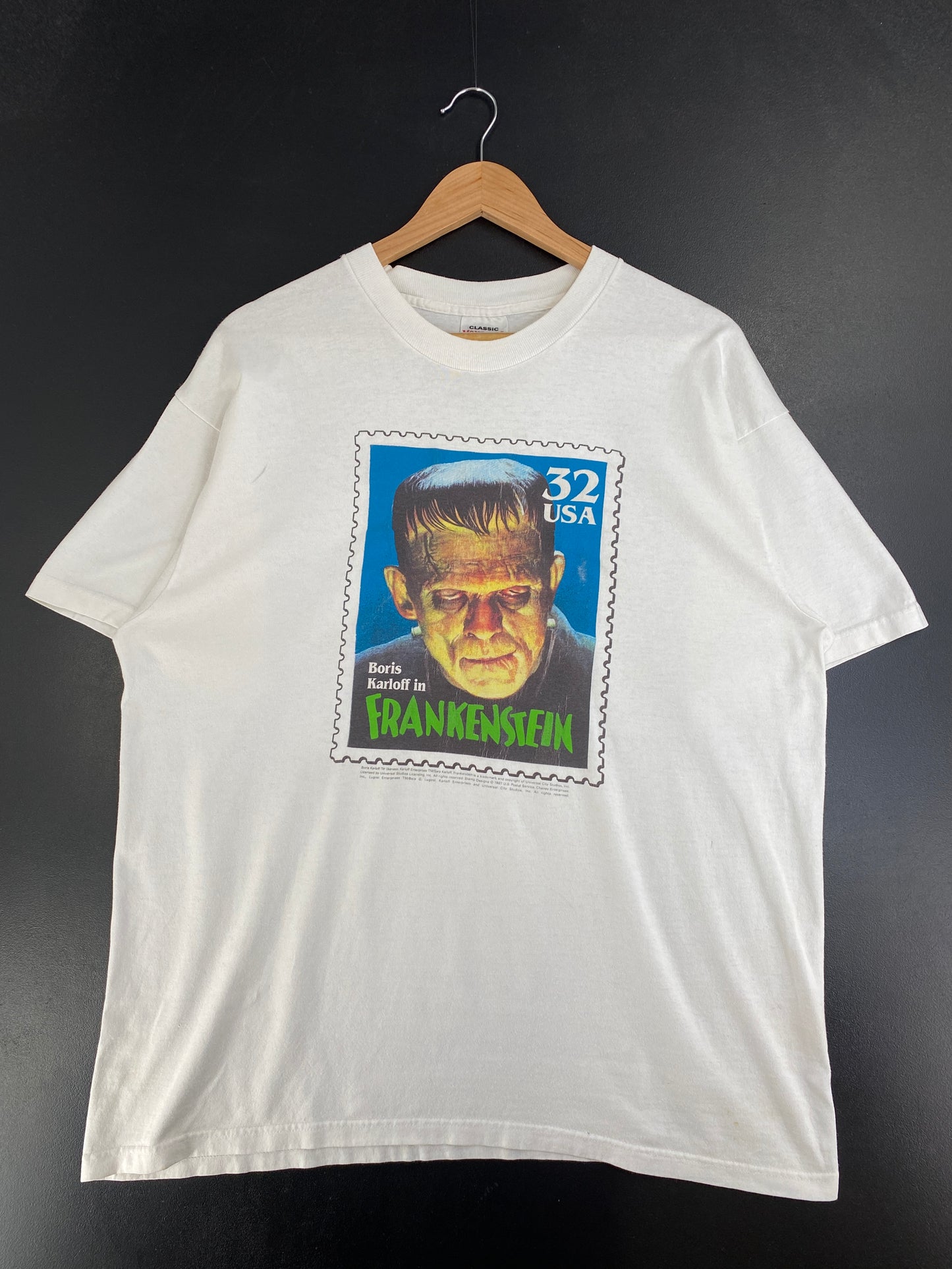 1997 FRANKENSTEIN Size Approx. XL Vintage T-Shirt / G2404T