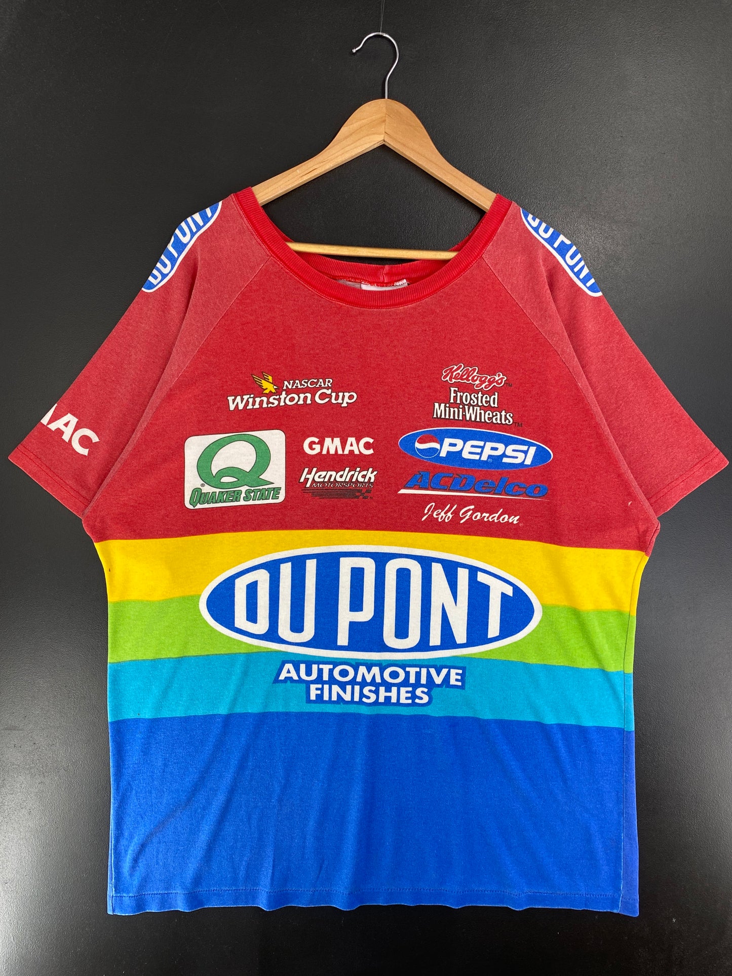 1998 DUPONT 24 Made in USA Size XXL Vintage Racing T-Shirt / G2976T