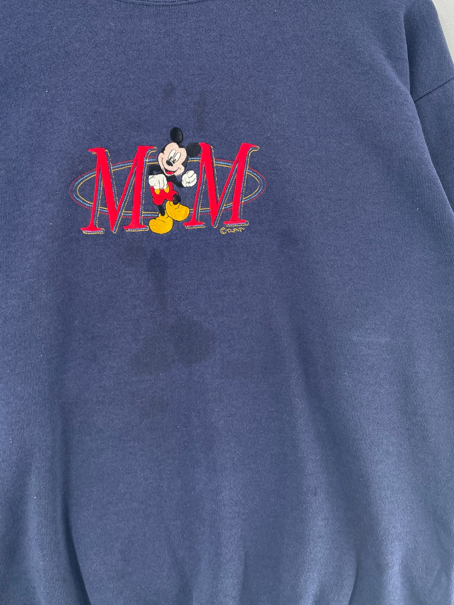 90's DISNEY MICKEY Made in USA Size Ladies M Vintage Sweat-shirt / G4334S